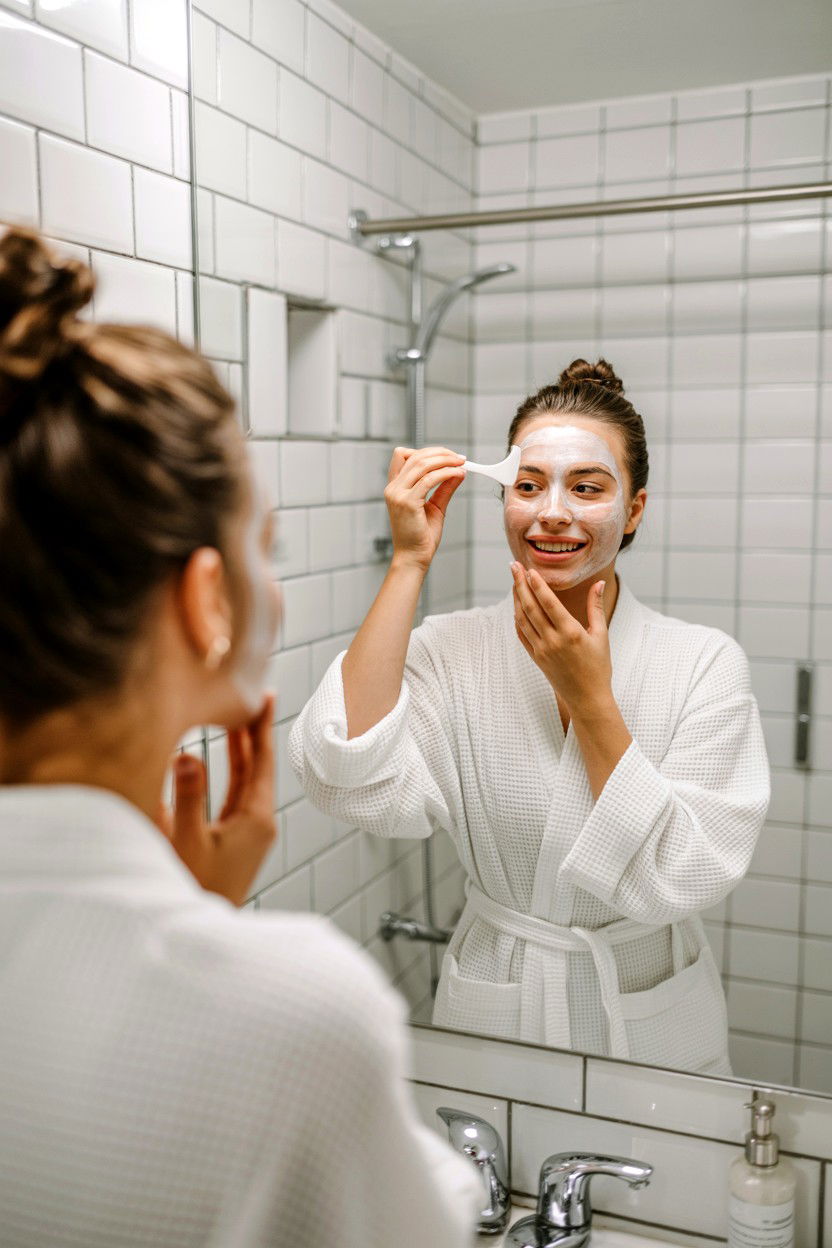 Bathroom Mirror Selfie - 25 Valentine's Day Mirror Selfie Ideas