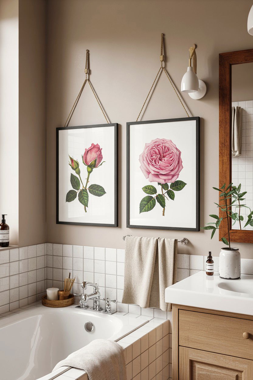 Bathroom wall art romantic - 25 Valentine's Day Candle Lit Bath Ideas