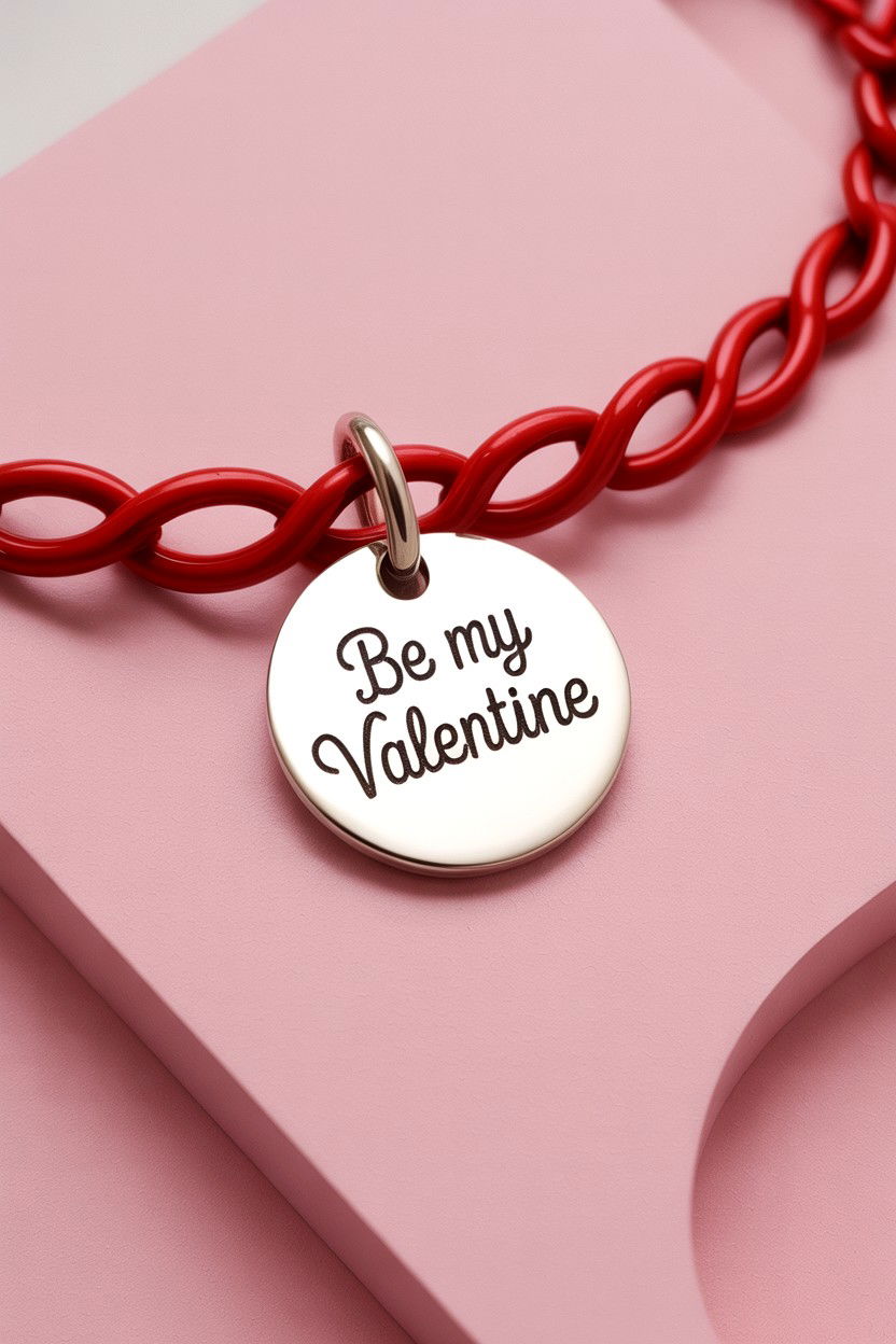 Be My Valentine Charm - 25 Valentine's Day Charm Bracelet Ideas