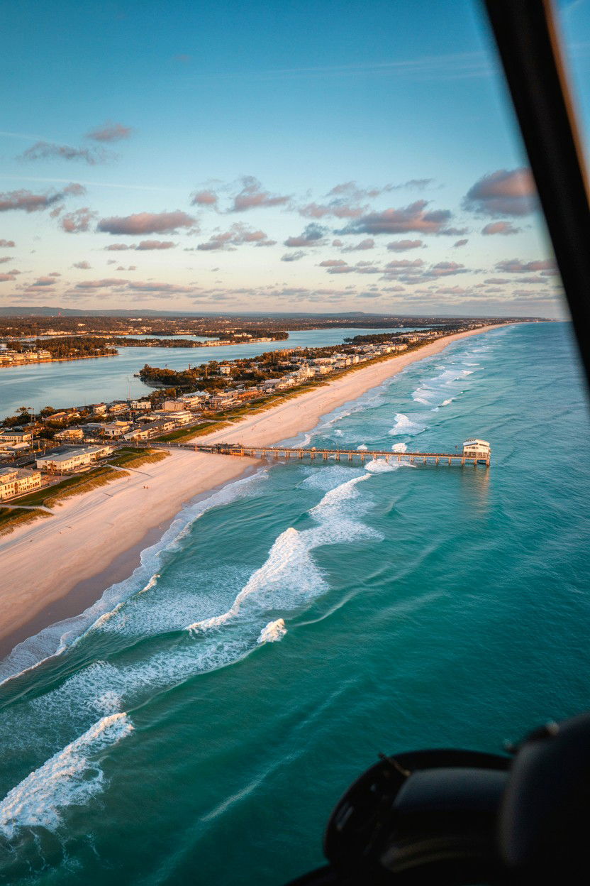 Beach Coastline Tour - 25 Valentine's Day Helicopter Tour Ideas