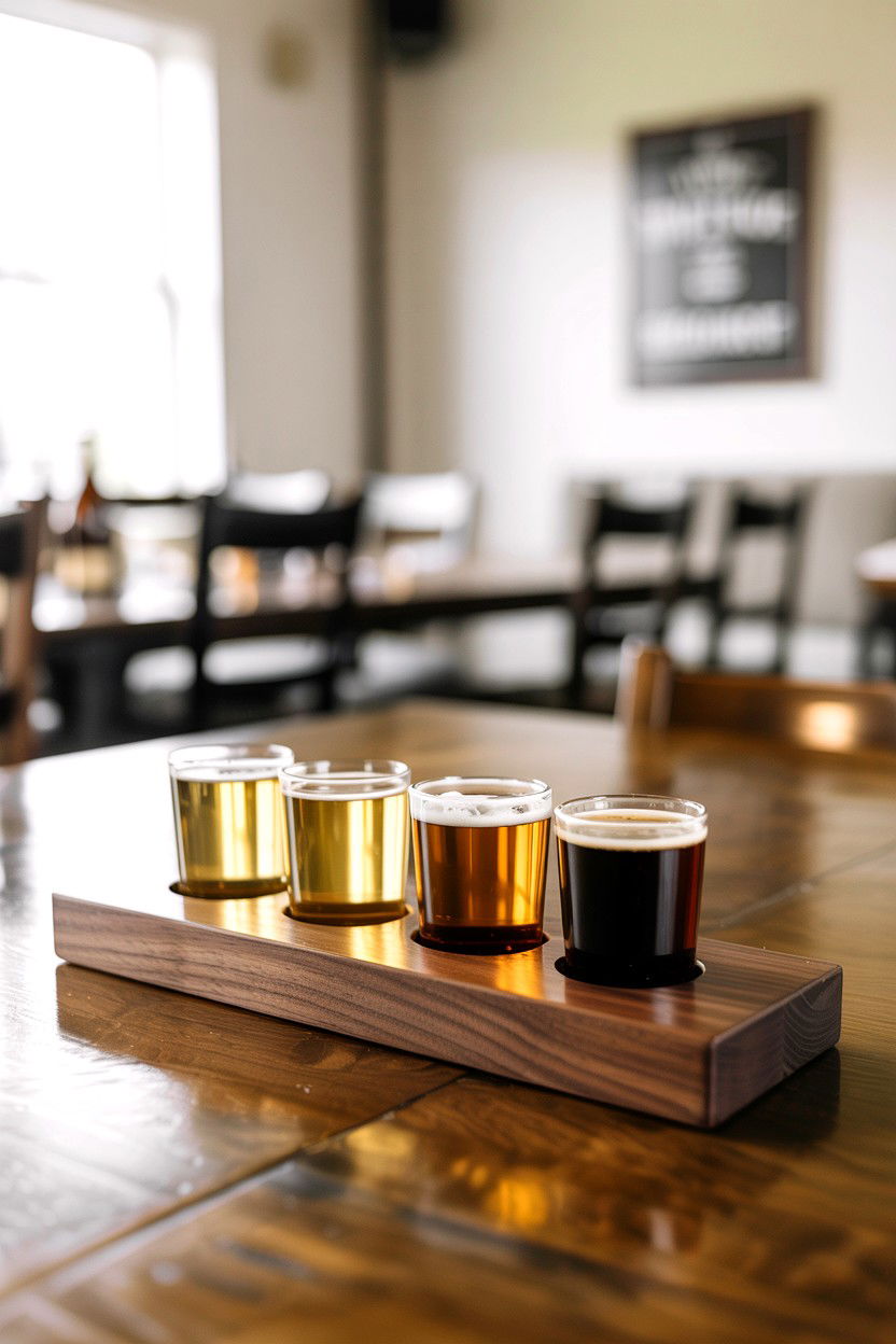 Beer Flight Board - 25 Beer Lover Valentine's Day Gifts