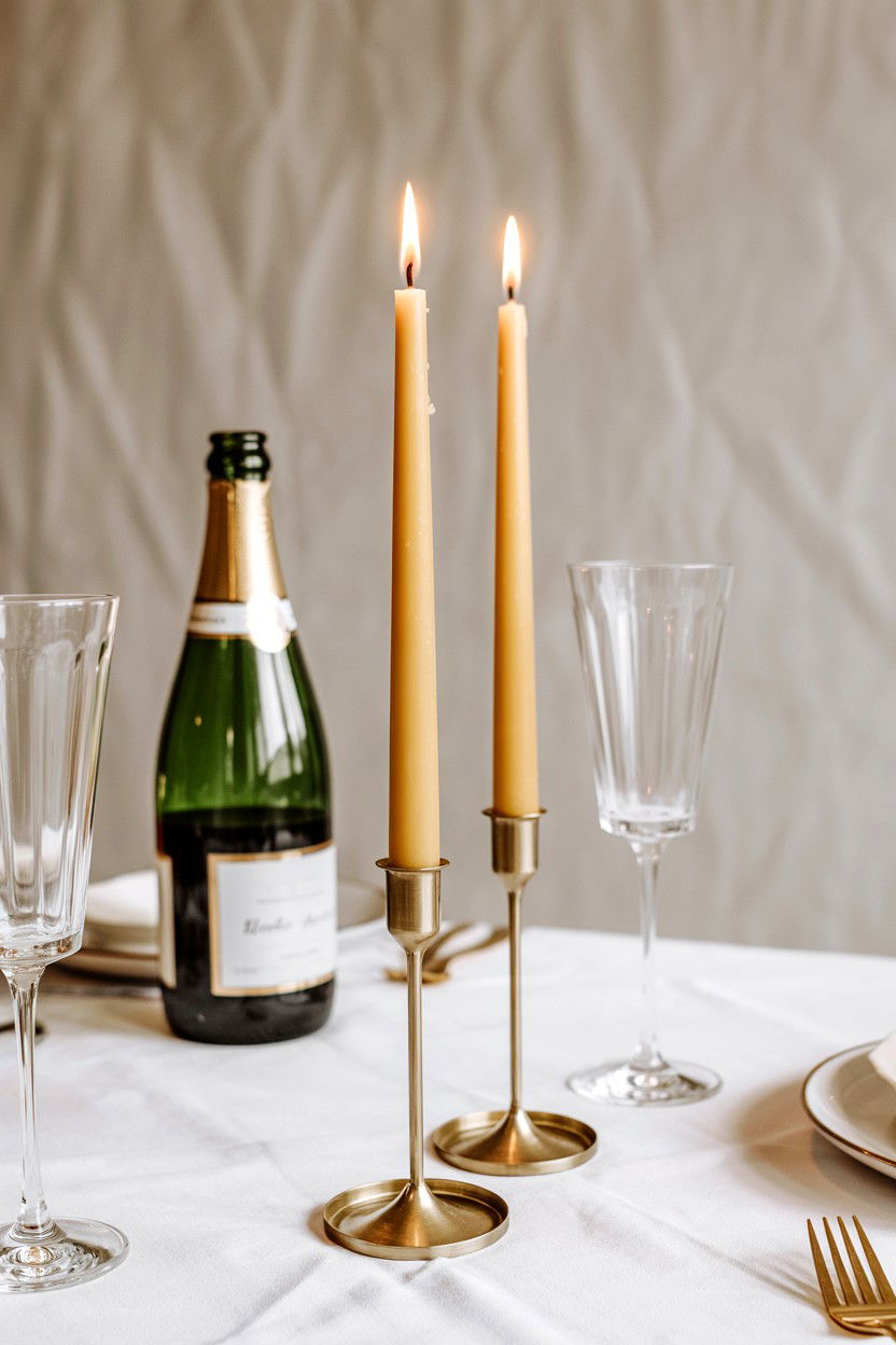 Beeswax Taper Candle - 25 Candle Valentine's Day Gifts for Her