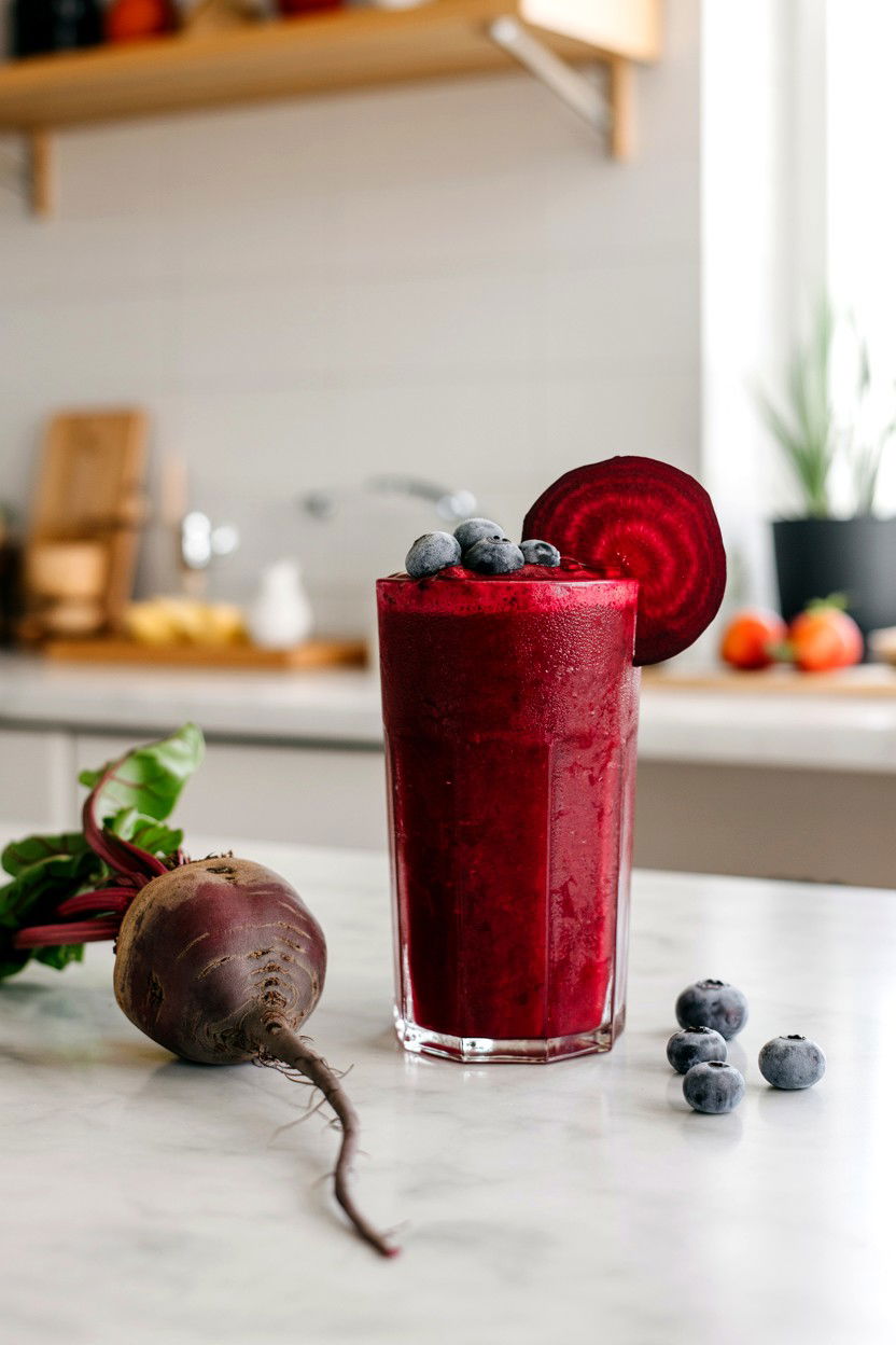 Beet Berry Smoothie - 25 Valentine's Day Smoothie Recipes