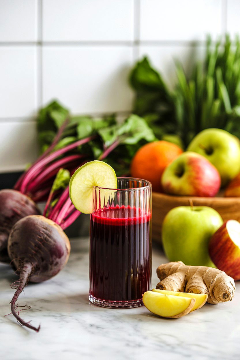 Beet and Apple Juice - 25 Valentine's Day Red Drink Ideas