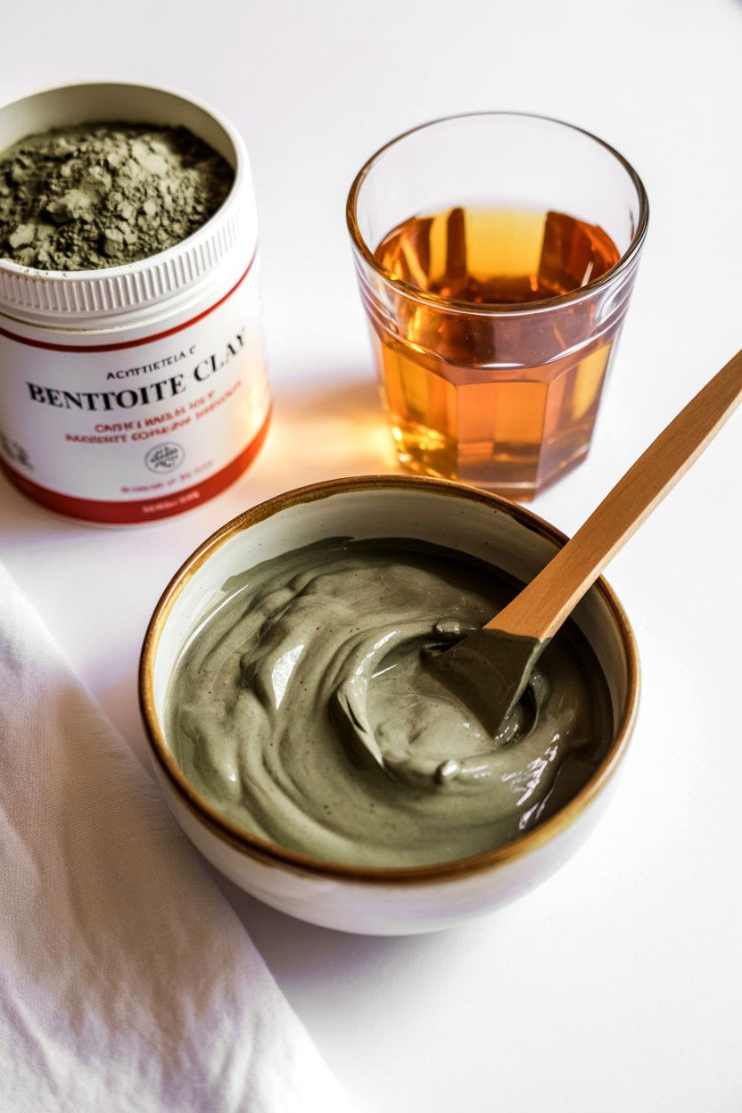 Bentonite clay face mask - 25 Valentine's Day Spa Day Ideas