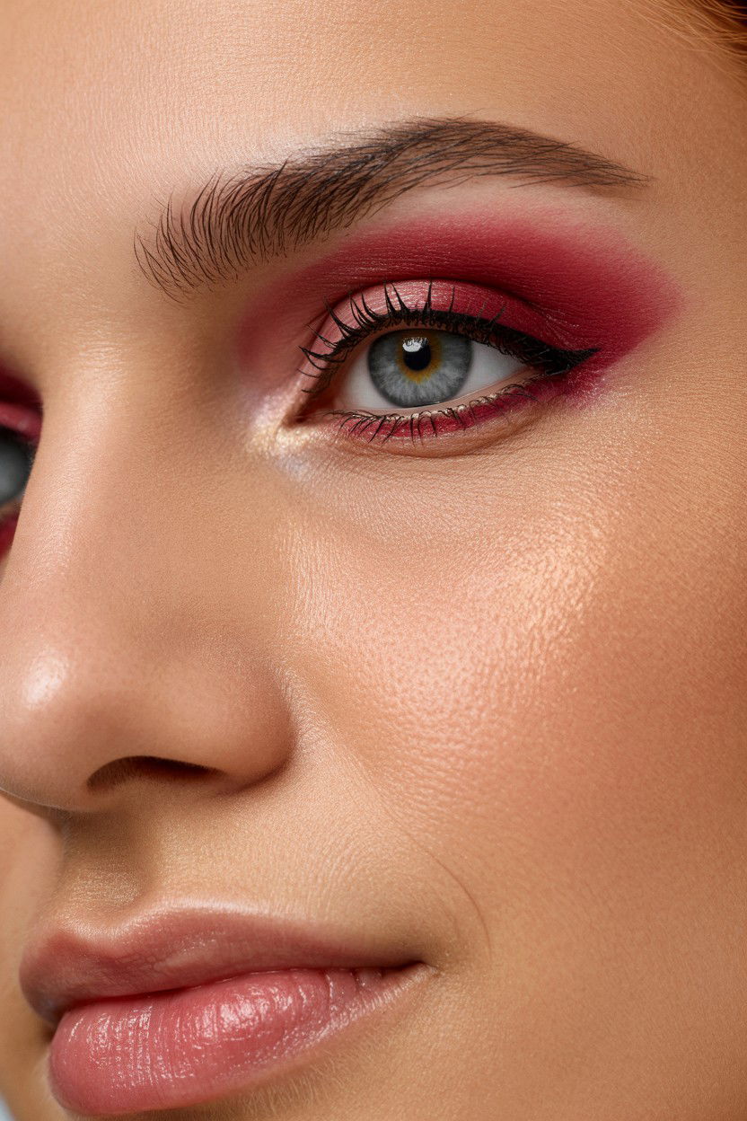 Berry Eye Makeup - 25 Valentine's Day Eye Makeup Ideas