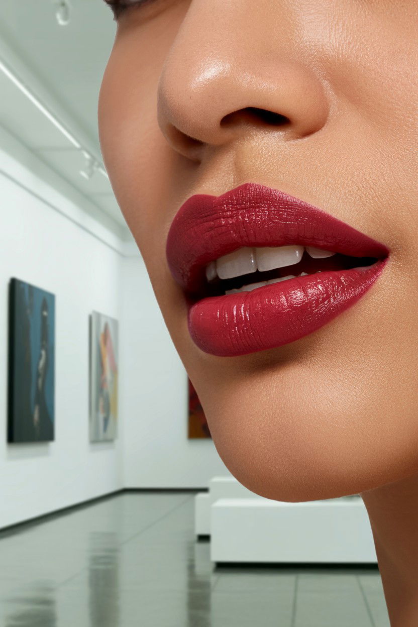 Berry Lipstick - 25 Easy Valentine's Day Makeup Looks