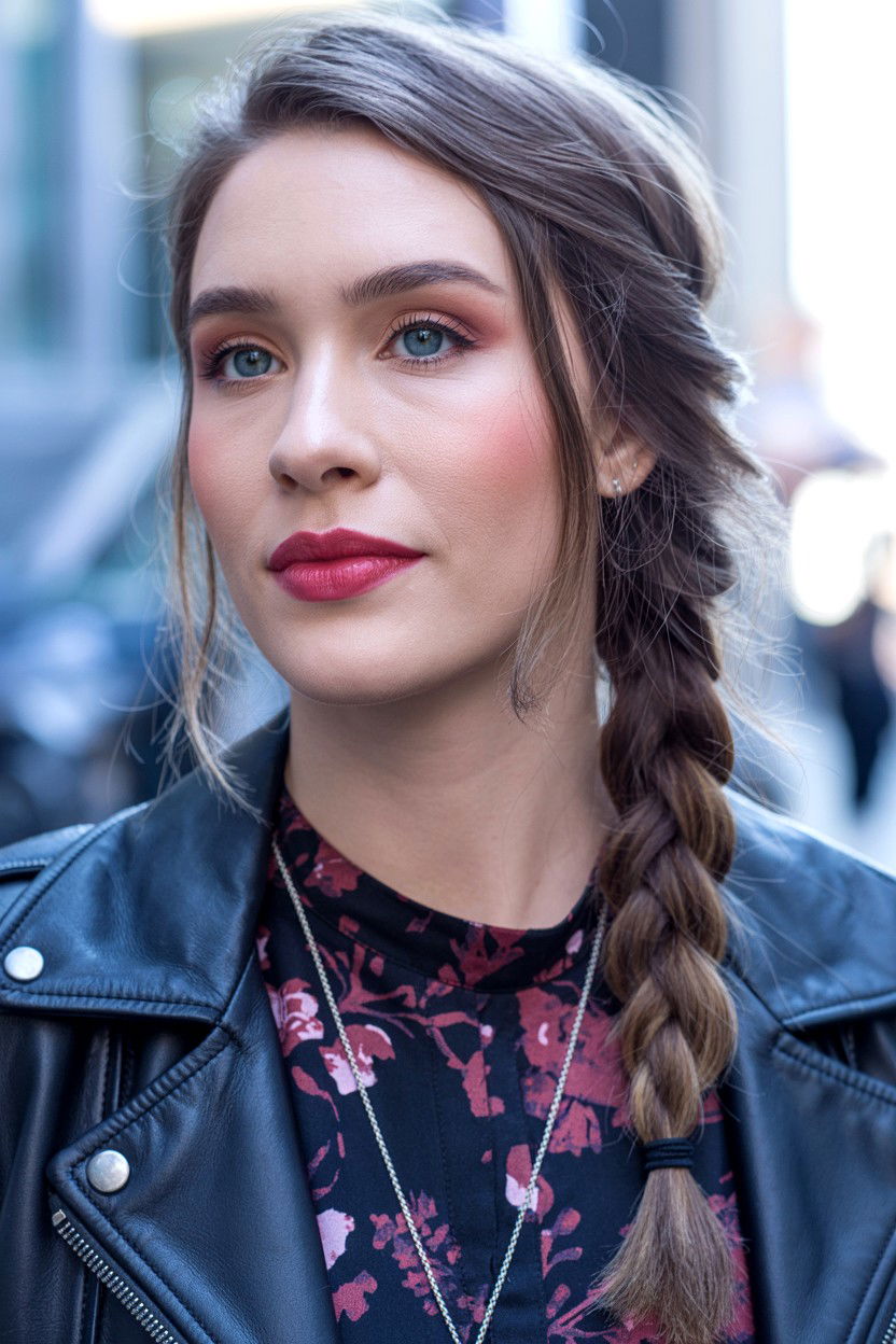 Berry Stained Lip - 25 Natural Valentine's Day Makeup Looks