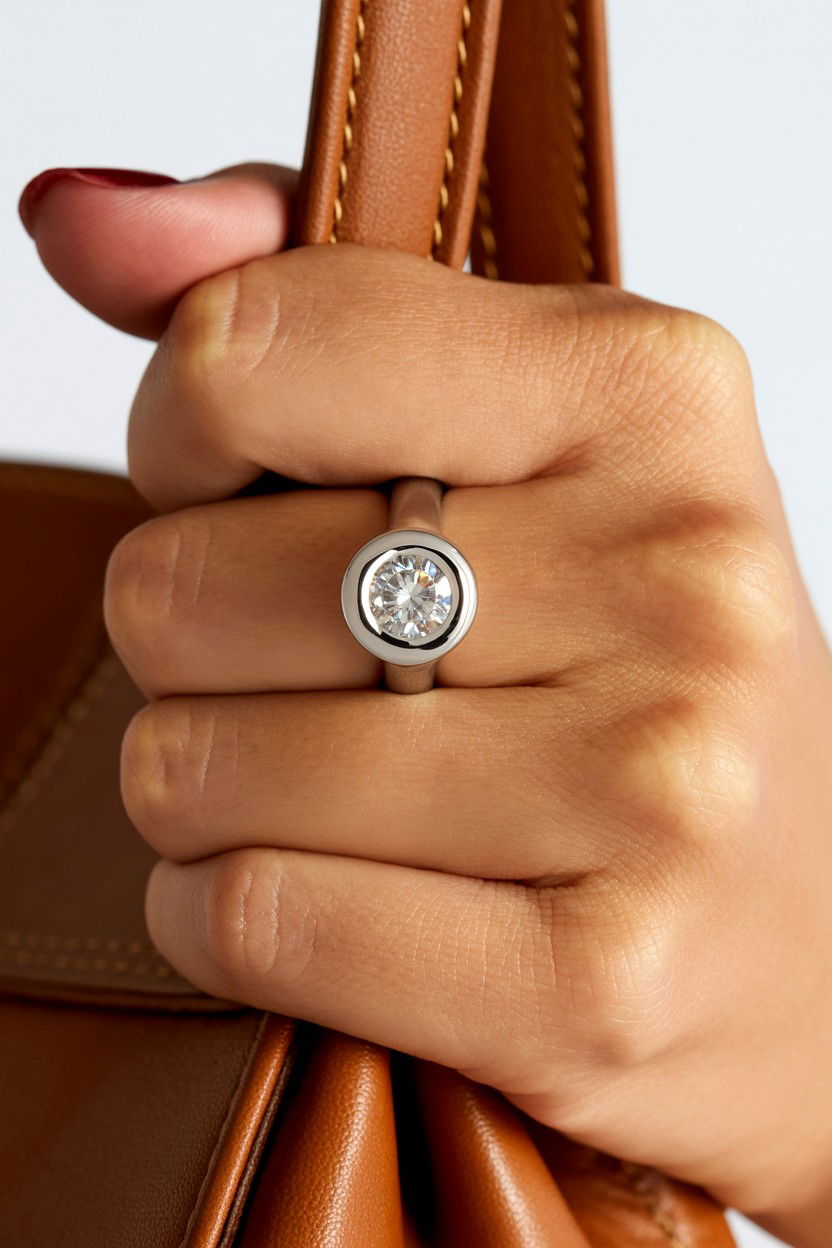 Bezel Set Ring - 25 Valentine's Day Ring Ideas