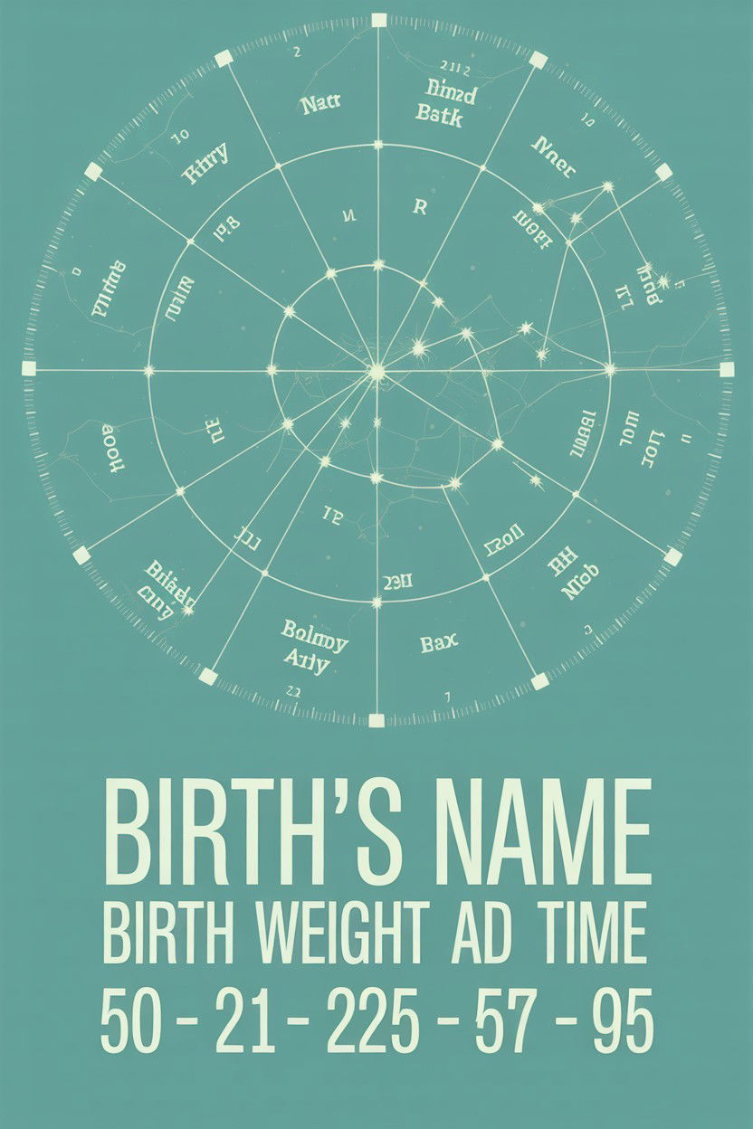 Birth Star Map - 25 Valentine's Day Star Map Ideas