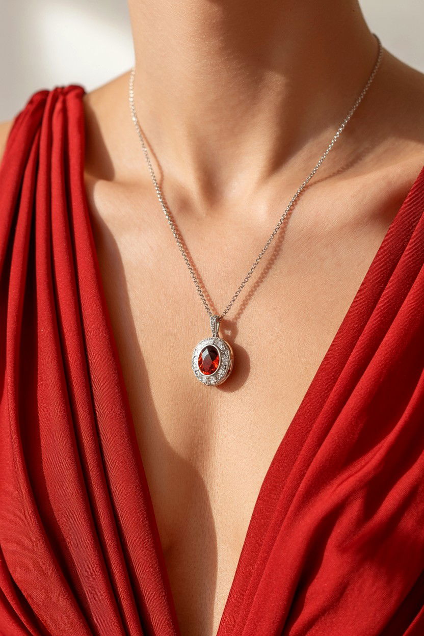 Birthstone Locket Necklace - 25 Valentine's Day Locket Ideas