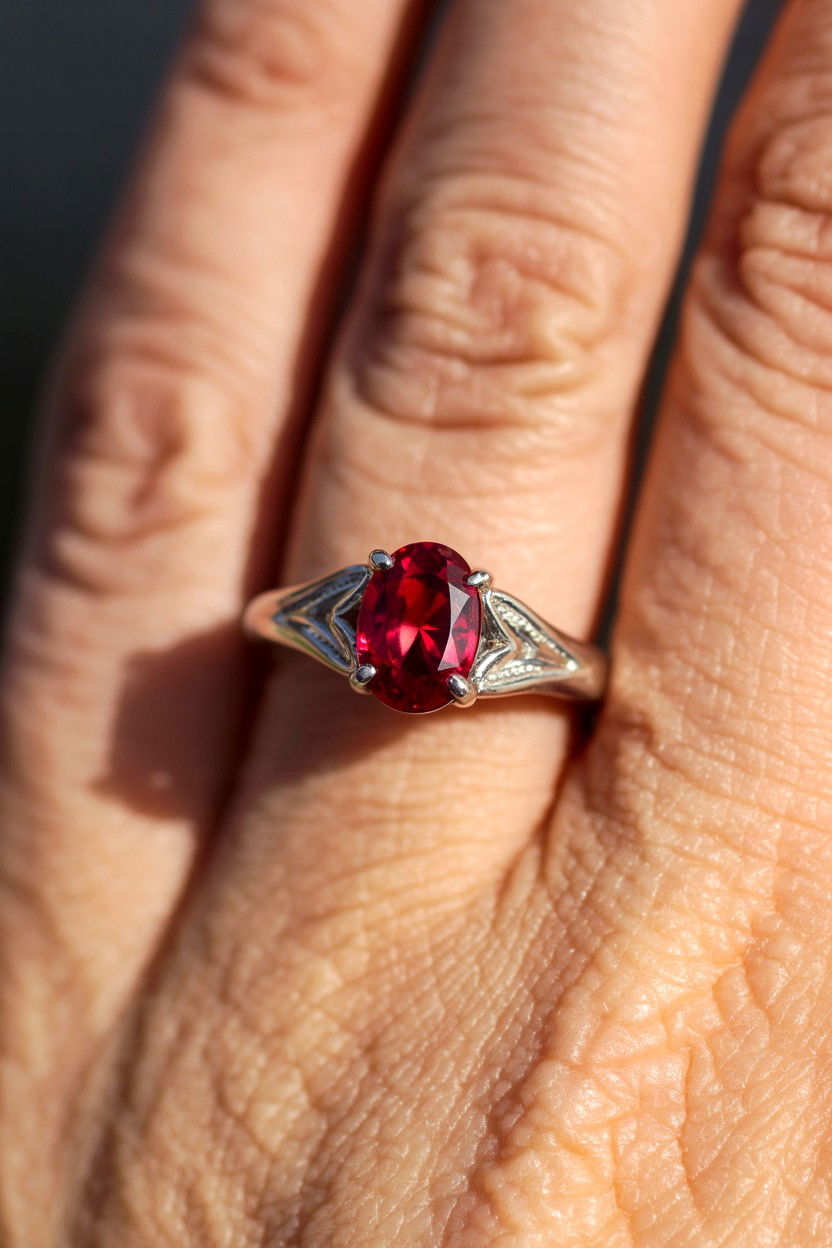 Birthstone Ring - 25 Valentine's Day Promise Ring Ideas