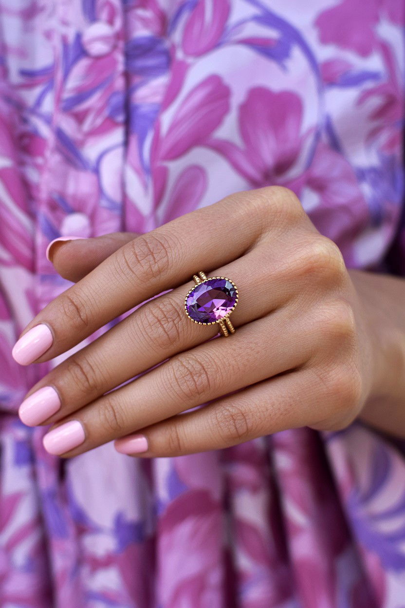 Birthstone Ring - 25 Valentine's Day Jewelry Gift Ideas