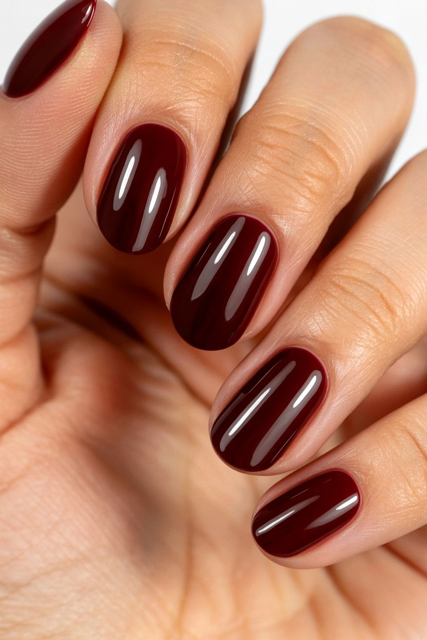 Black Cherry Nails - 25 Cherry Valentine's Day Nail Ideas