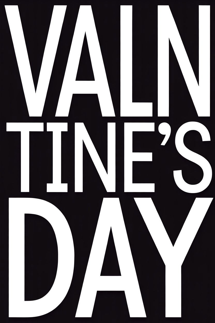 Black and White Minimalist Card - 25 Valentine's Day Card Ideas for Boyfriend