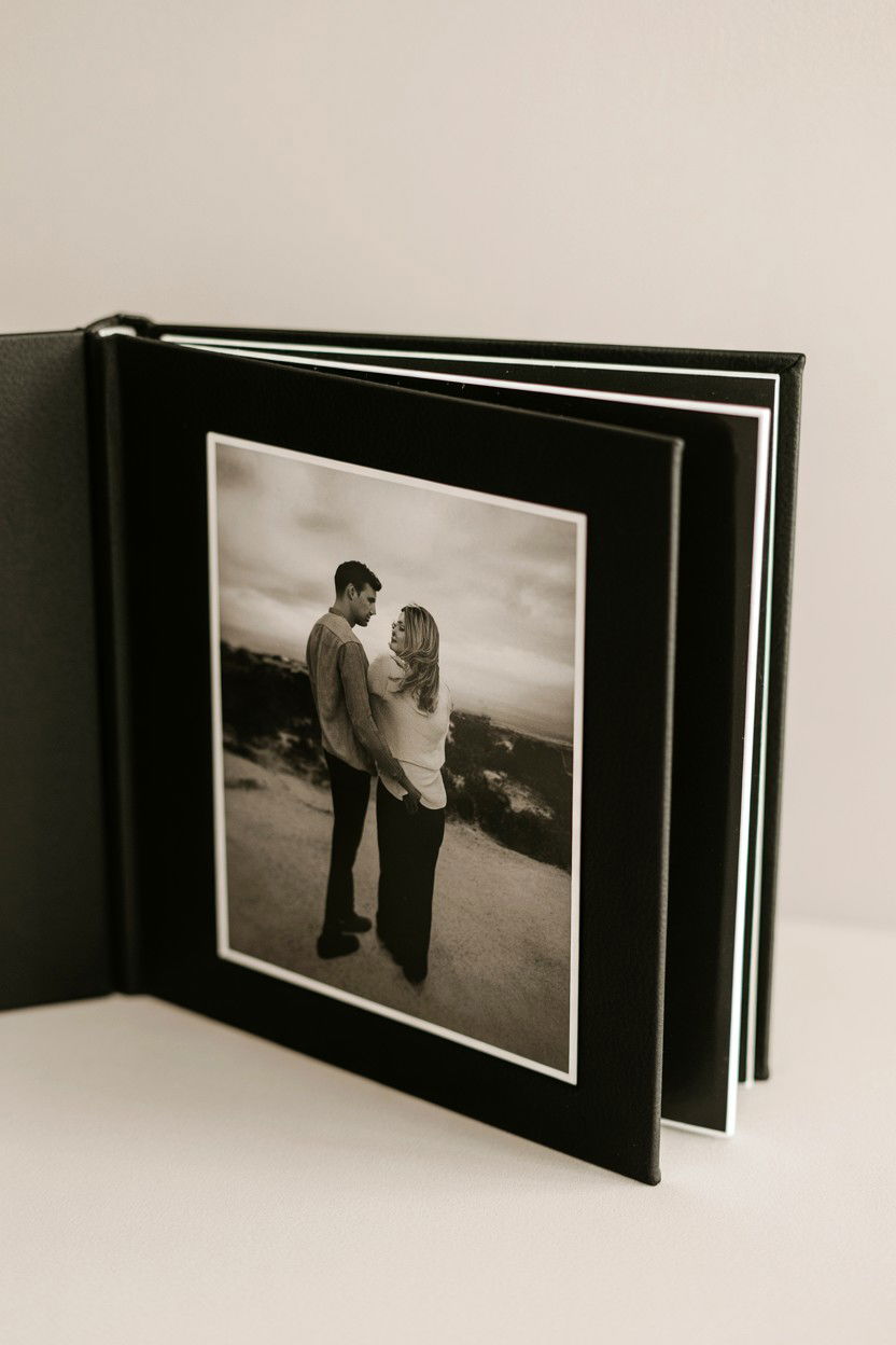 Black and white photo album - 25 Valentine's Day Memory Album Ideas