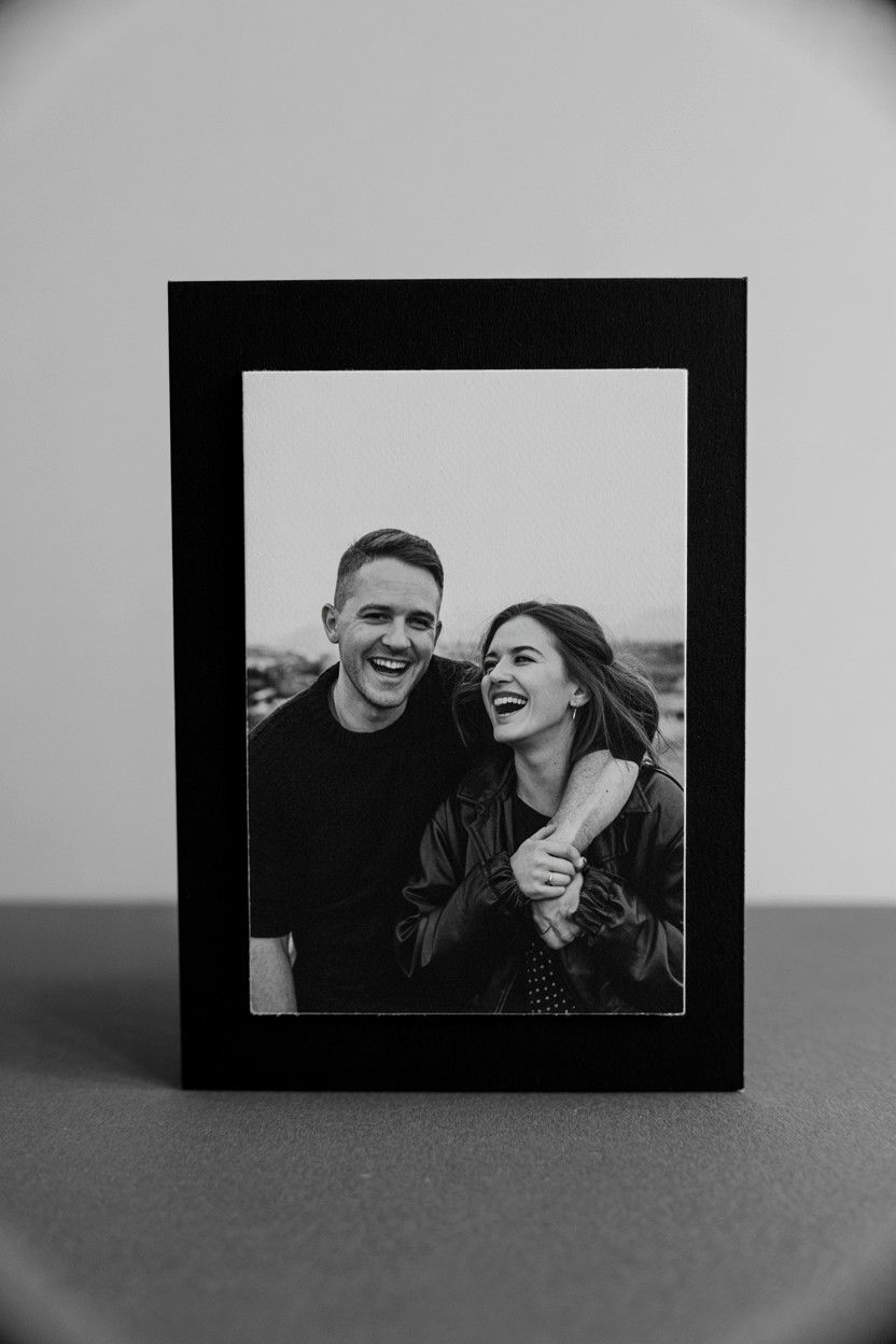 Black and white photography card - 25 Sentimental Valentine's Day Card Ideas