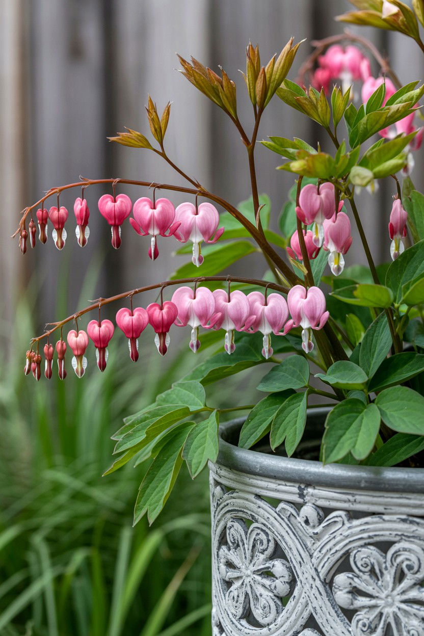 Bleeding Heart Potted - 25 Valentine's Day Potted Plant Ideas