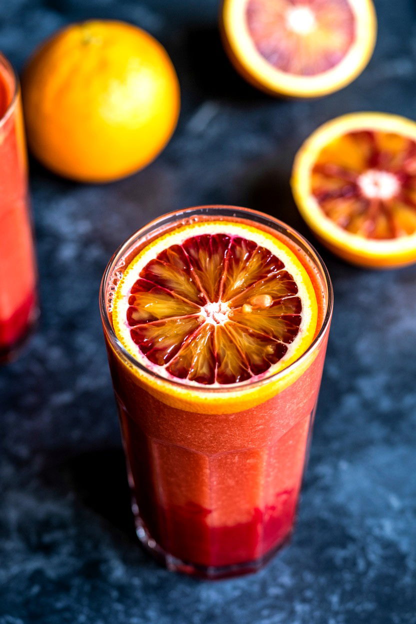 Blood Orange Smoothie - 25 Valentine's Day Smoothie Recipes