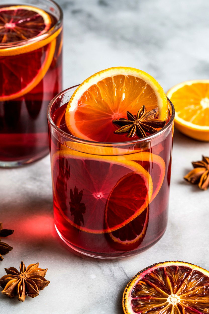 Blood Orange Spiced Toddy - 25 Valentine's Day Hot Toddy Ideas