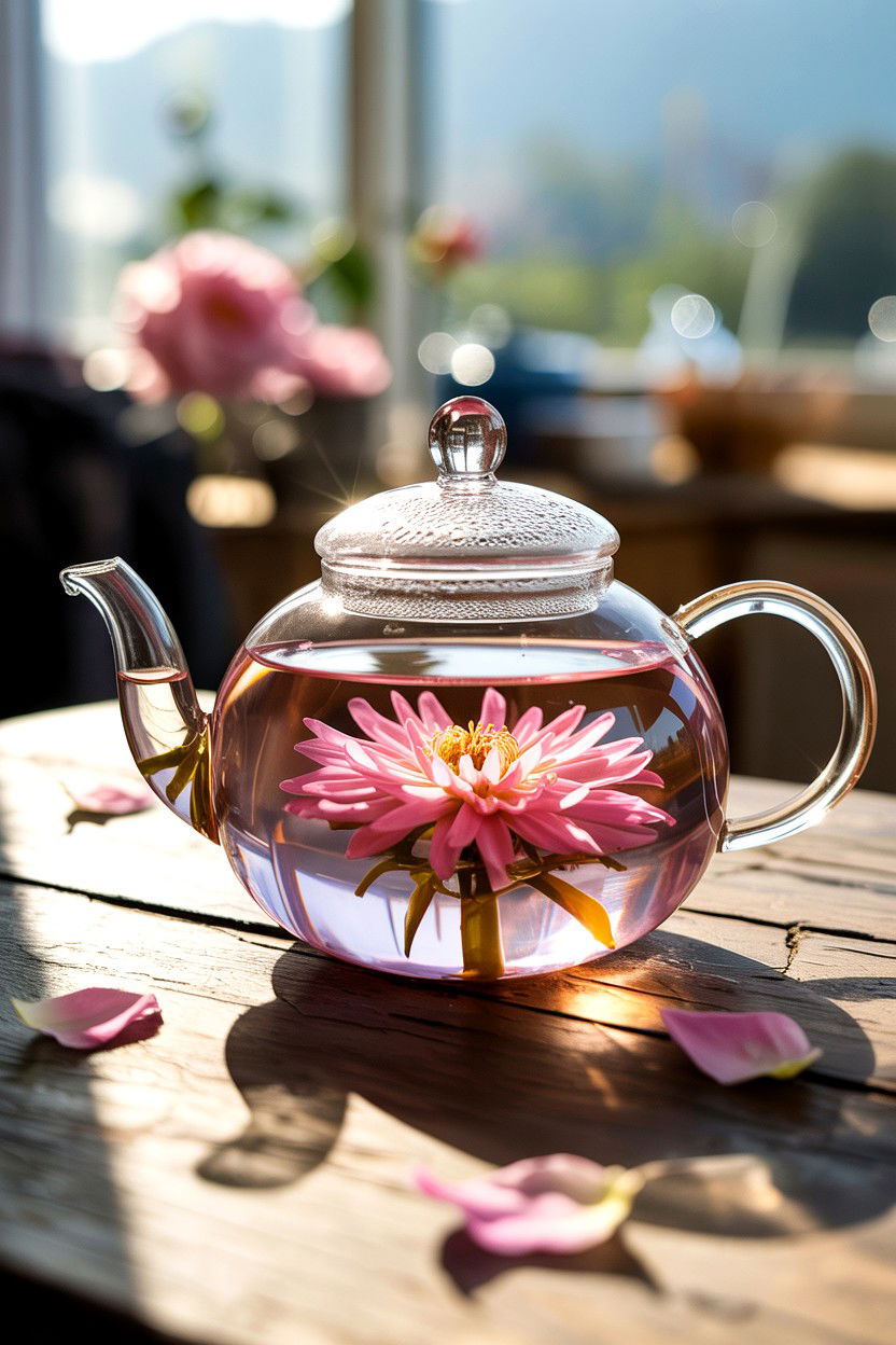 Blooming Tea Set - 25 Tea Lover Valentine's Day Gifts for Her