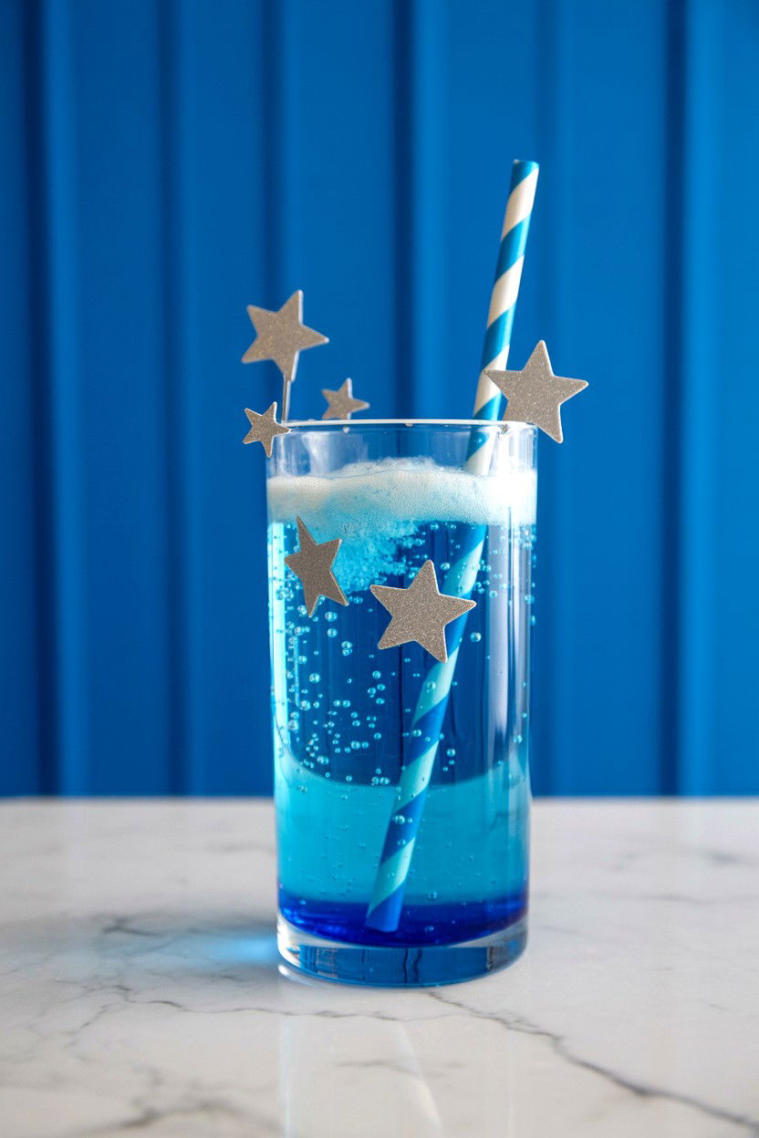Blue Raspberry Bubble - 25 Valentine's Day Sparkling Drink Ideas