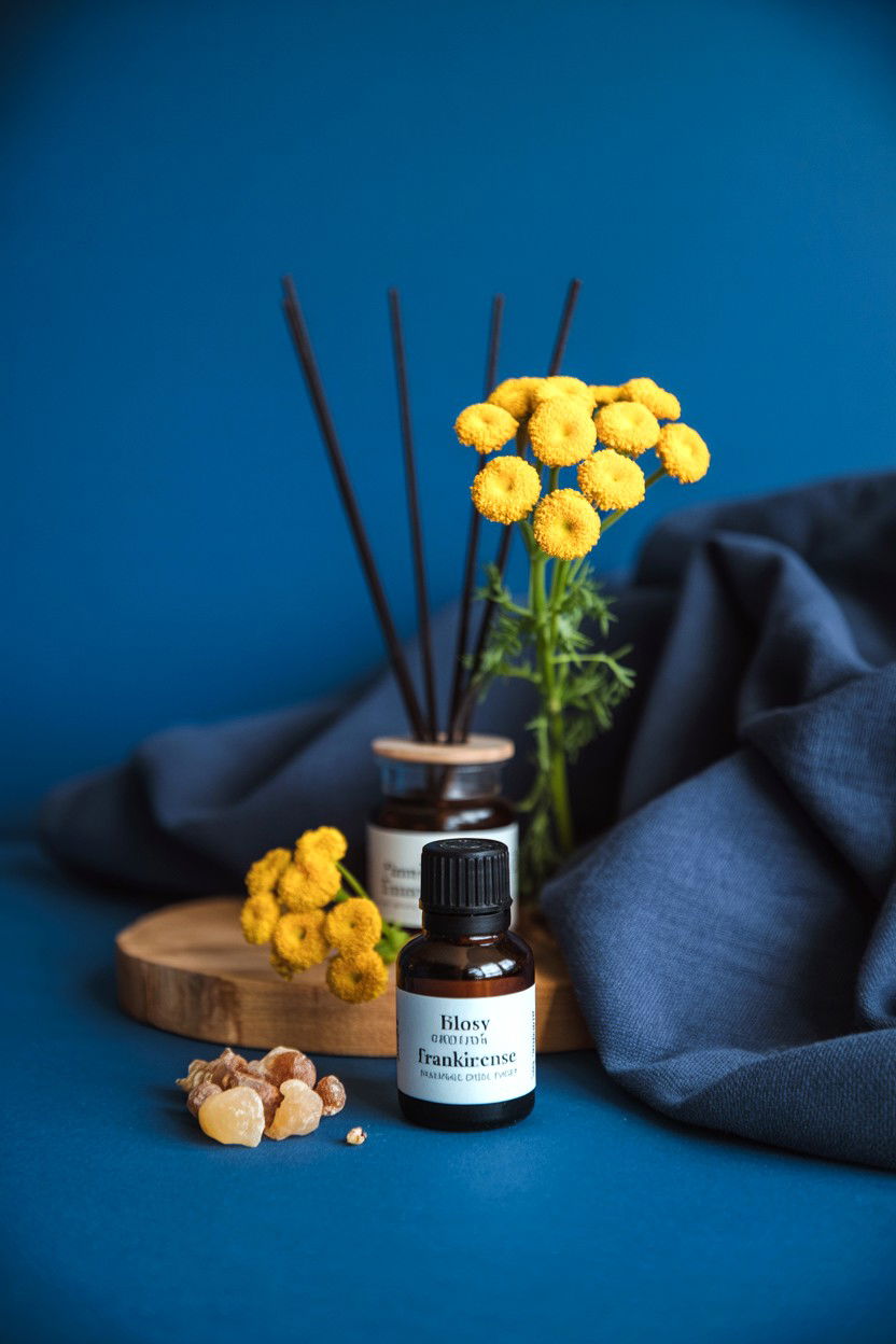 Blue tansy and frankincense diffuser blend - 25 Valentine's Day Diffuser Blend Ideas