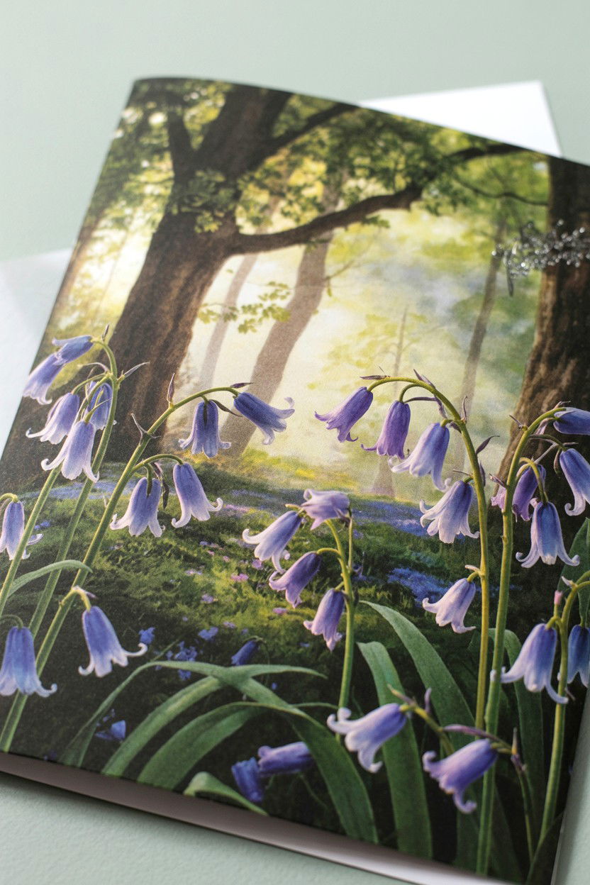 Bluebell Card - 25 Floral Valentine's Day Card Ideas