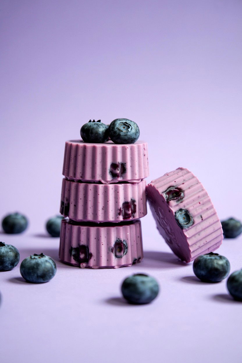 Blueberry yogurt pet treats - 25 Valentine's Day Pet Treat Ideas