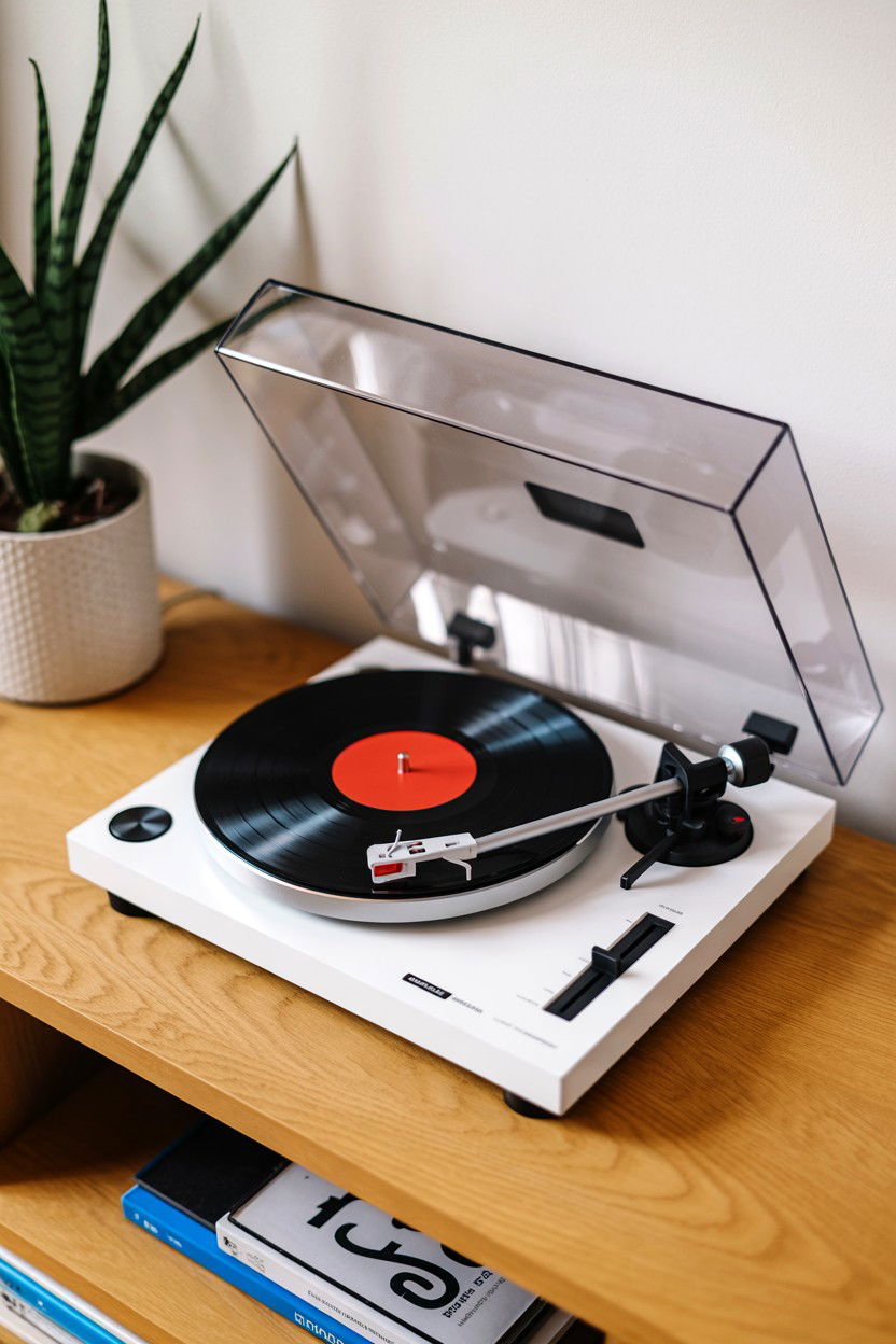 Bluetooth Turntable - 25 Music Lover Valentine's Day Gifts for Him