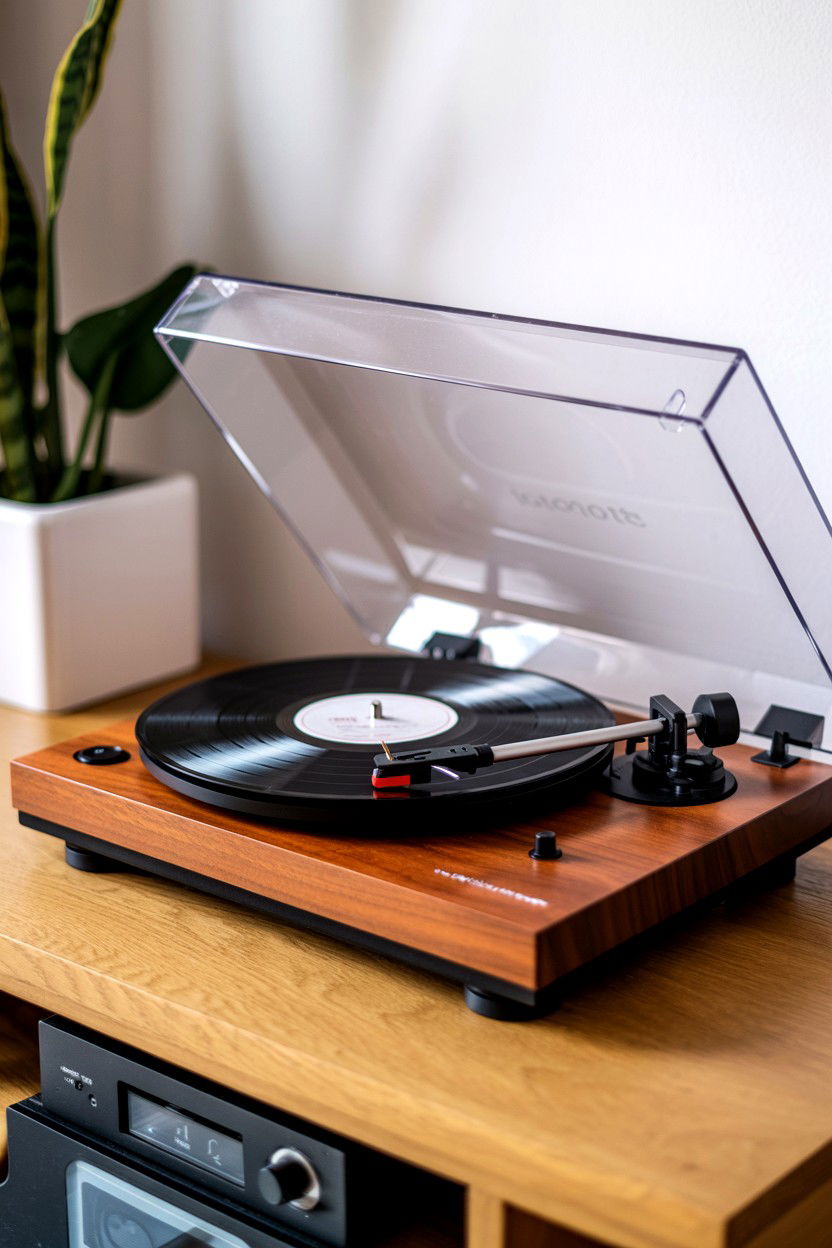 Bluetooth turntable - 25 Tech Valentine's Day Gifts for Men