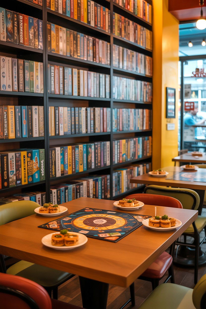 Board Game Cafe - 25 Anti Valentine's Day Ideas