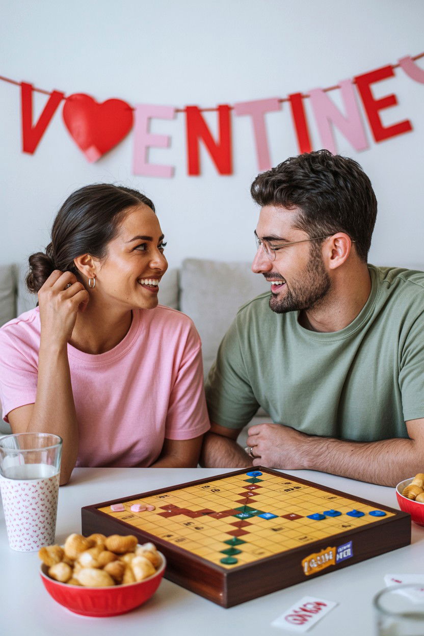 Board Game Night - 25 Valentine's Day Candid Photo Ideas