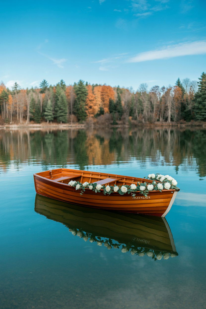 Boat Lake Proposal - 25 Valentine's Day Proposal Ideas