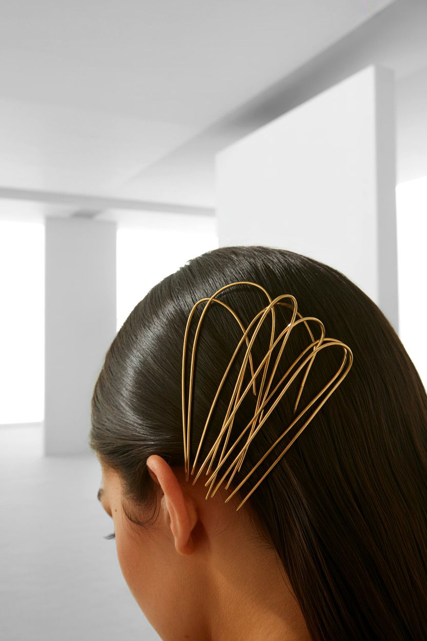 Bobby Pin Art - 25 Cute Valentine's Day Hair Ideas