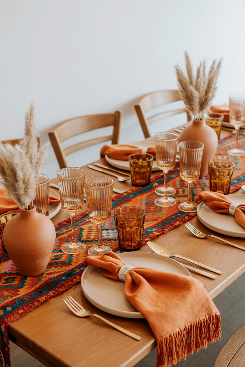 Bohemian Table Decor - 25 Romantic Table Setting Ideas