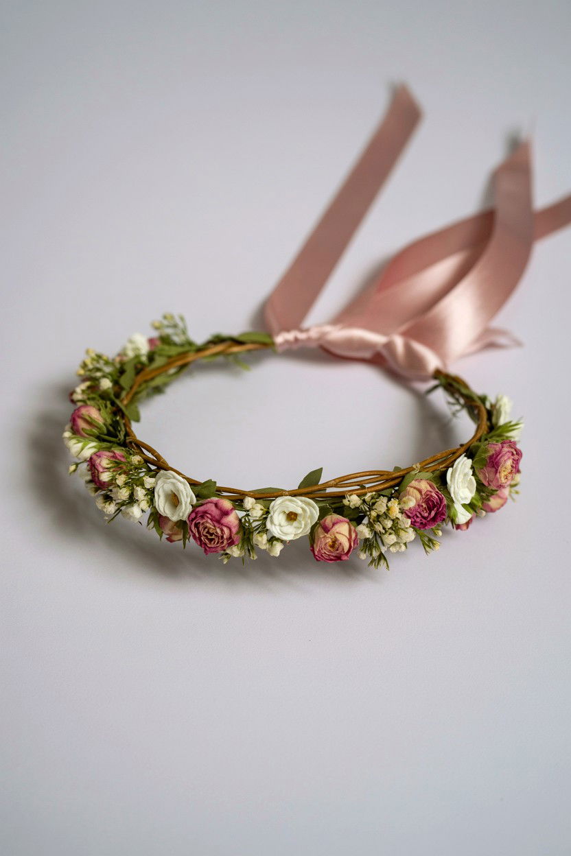 Boho Floral Crown - 25 Boho Valentine's Day Ideas