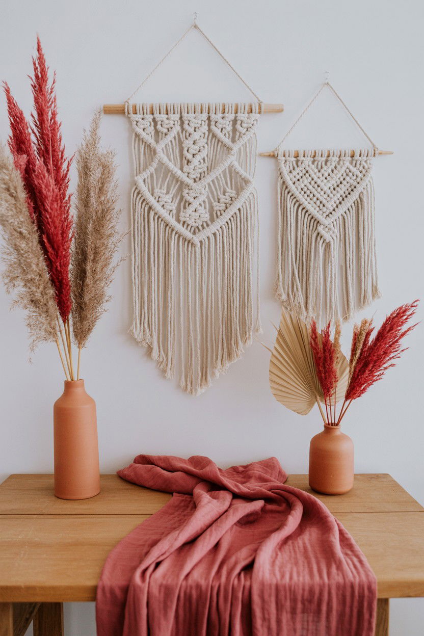Boho Valentine Decor - 25 Valentine's Day Console Table Ideas