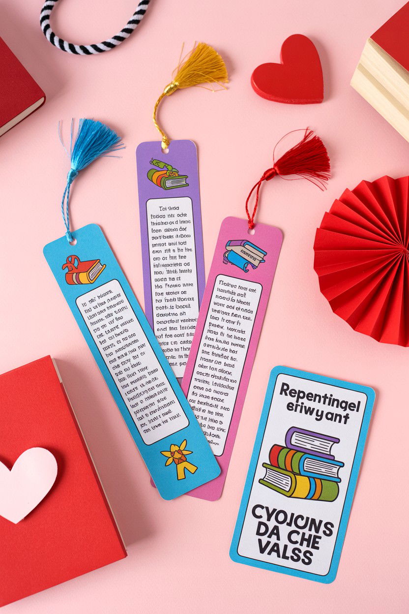 Bookmark Valentine - 25 Valentine's Day Class Gift Ideas