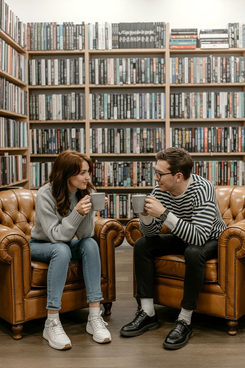 Bookstore Coffee Date - 25 Valentine's Day Ideas for Empty Nesters