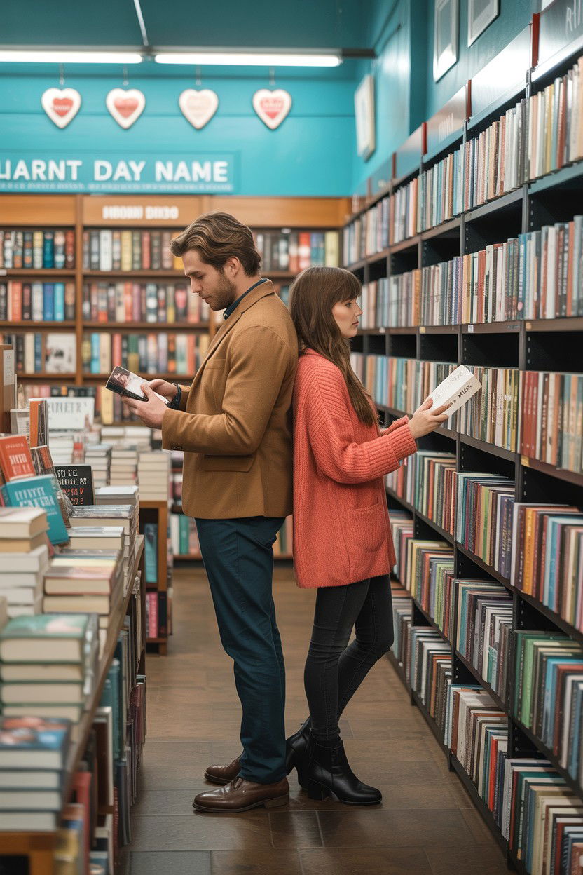 Bookstore Romance Setting - 25 Valentine's Day Love Story Ideas