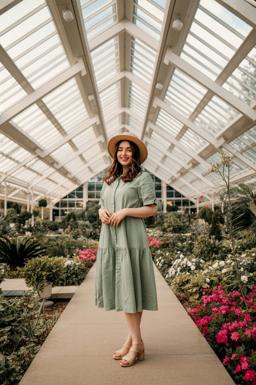 Botanical Garden Walk - 25 Valentine's Day Photoshoot Ideas