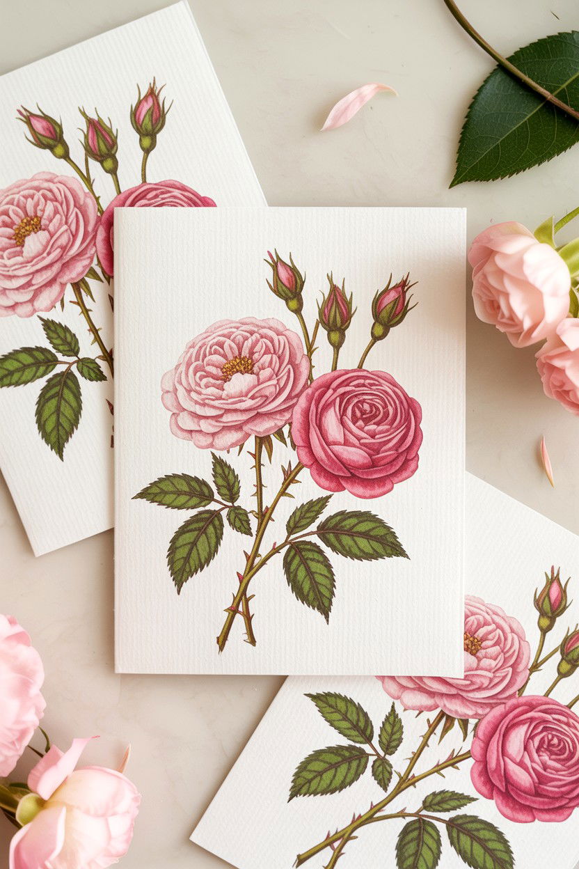 Botanical Illustration Note Cards - 25 Valentine's Day Stationery Ideas
