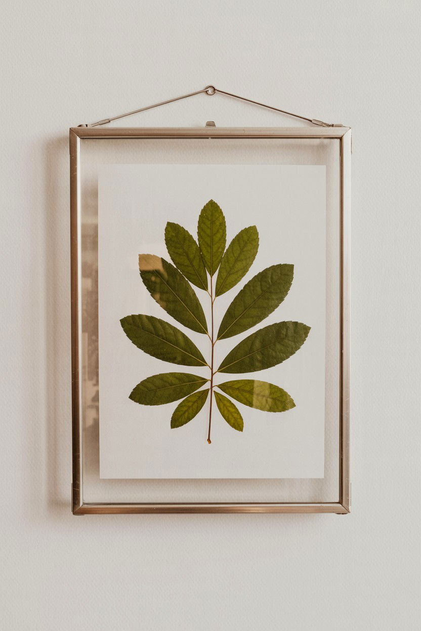 Botanical Leaf Print - 25 Minimalist Valentine's Day Ideas
