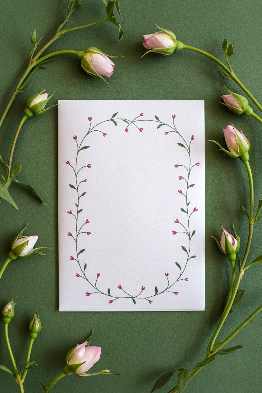 Botanical Valentine Envelope - 25 Valentine's Day Envelope Ideas