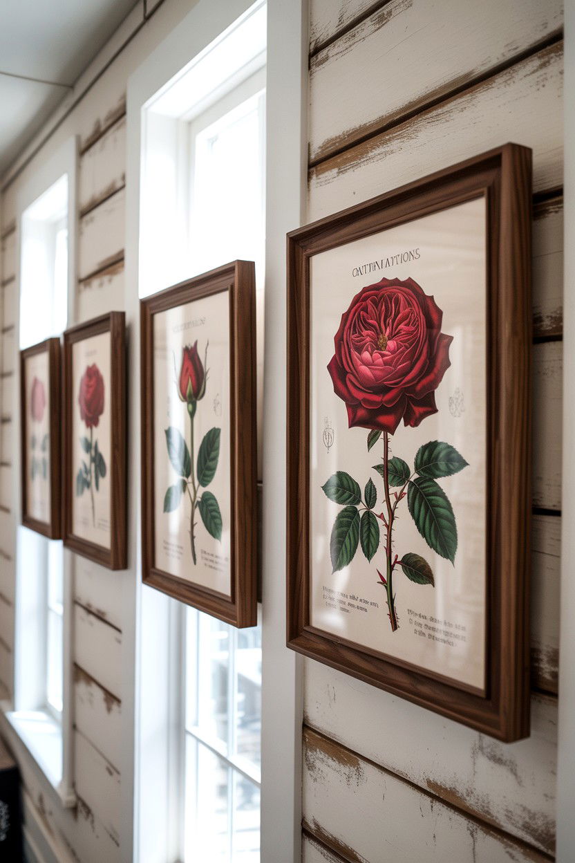 Botanical Valentine Prints - 25 Cottagecore Valentine's Day Decor Ideas
