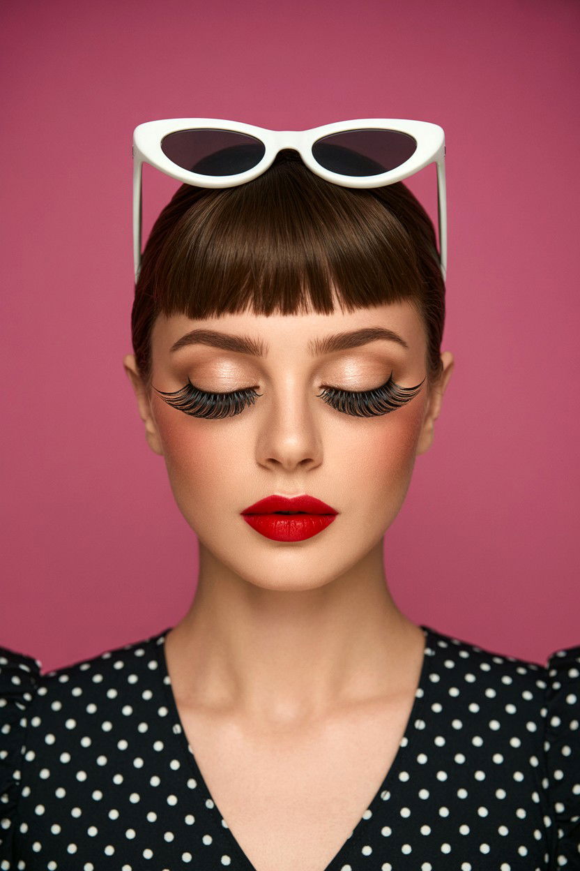 Bottom False Lashes - 25 Valentine's Day False Lash Looks