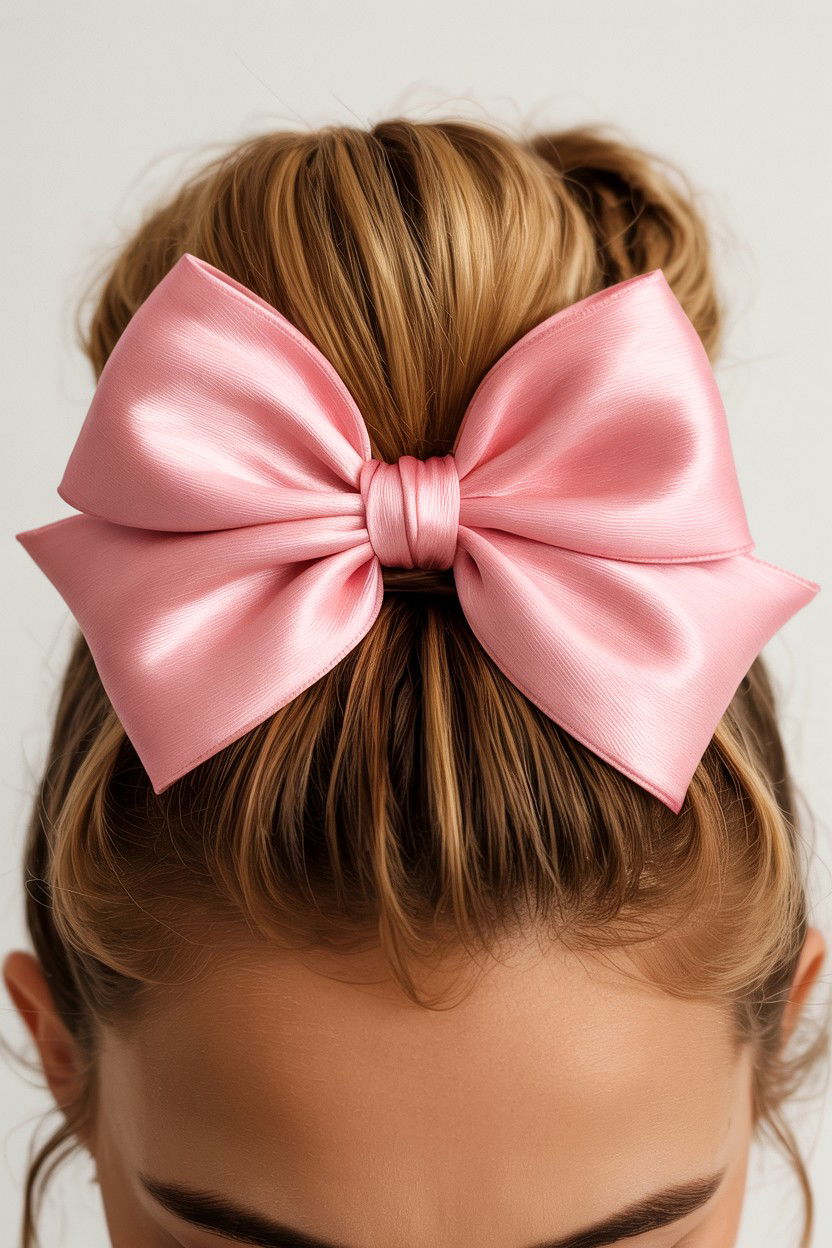 Bow Bun - 25 Valentine's Day Hair Tutorials
