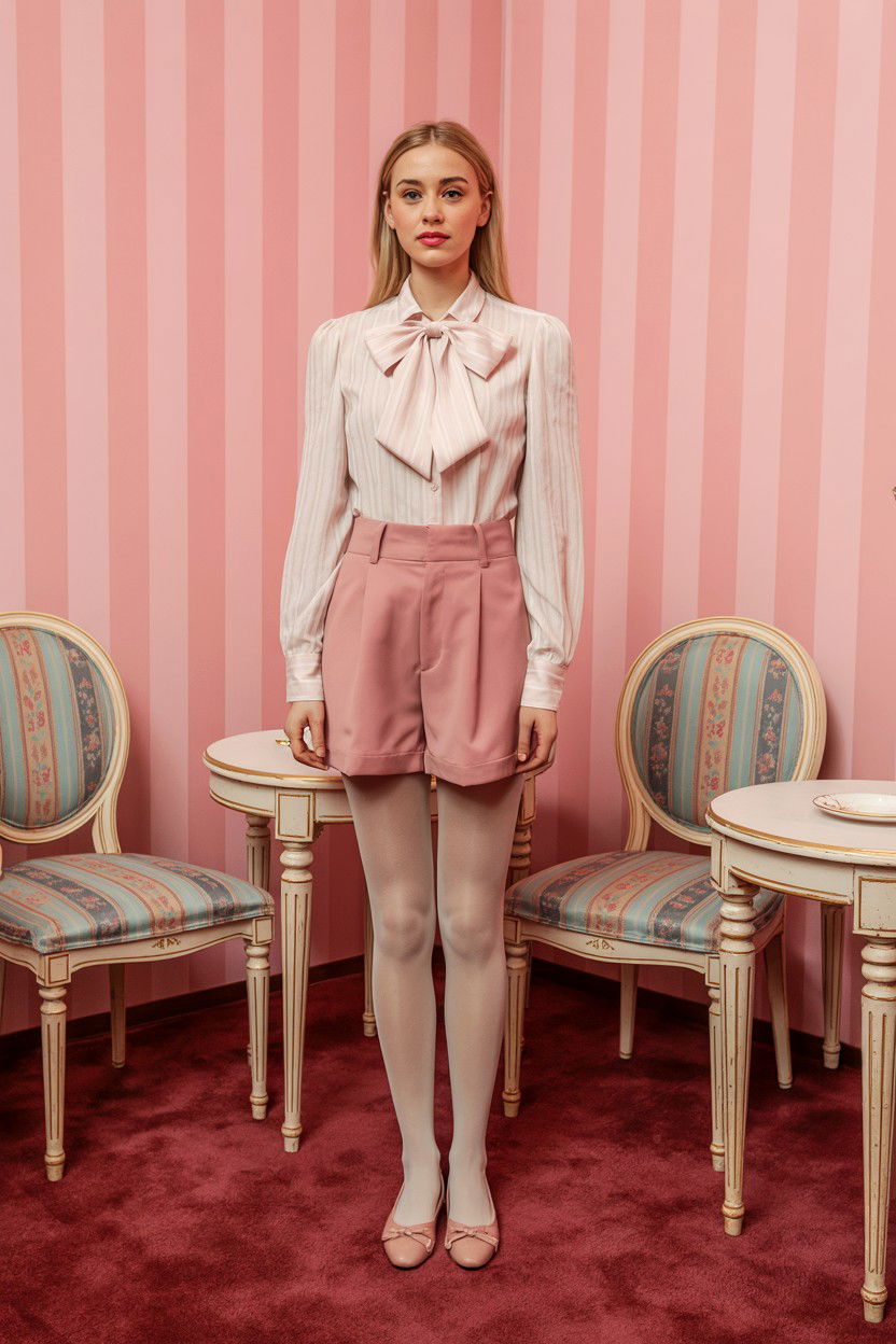 Bow Detail Blouse - 25 Cheap Valentine's Day Outfit Ideas