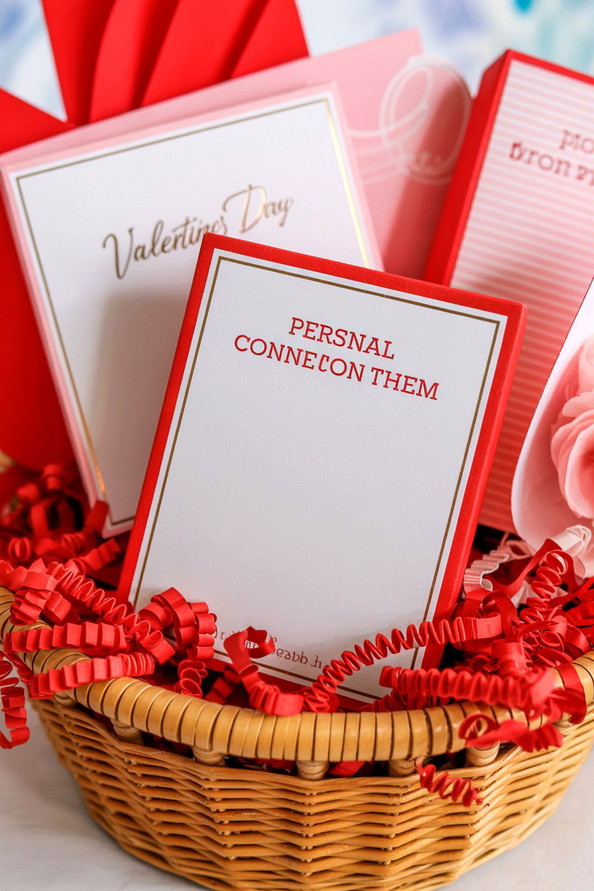 Boxed Note Cards - 25 Valentine's Day Gift Basket Filler Ideas